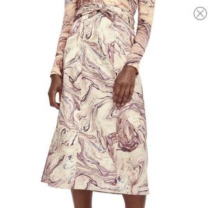 Scotch & Soda – Satin Midi Skirt COMBO H - Size Medium